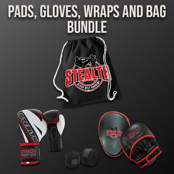 **BUNDLE DEAL** PADS AND BOXING GLOVES SET